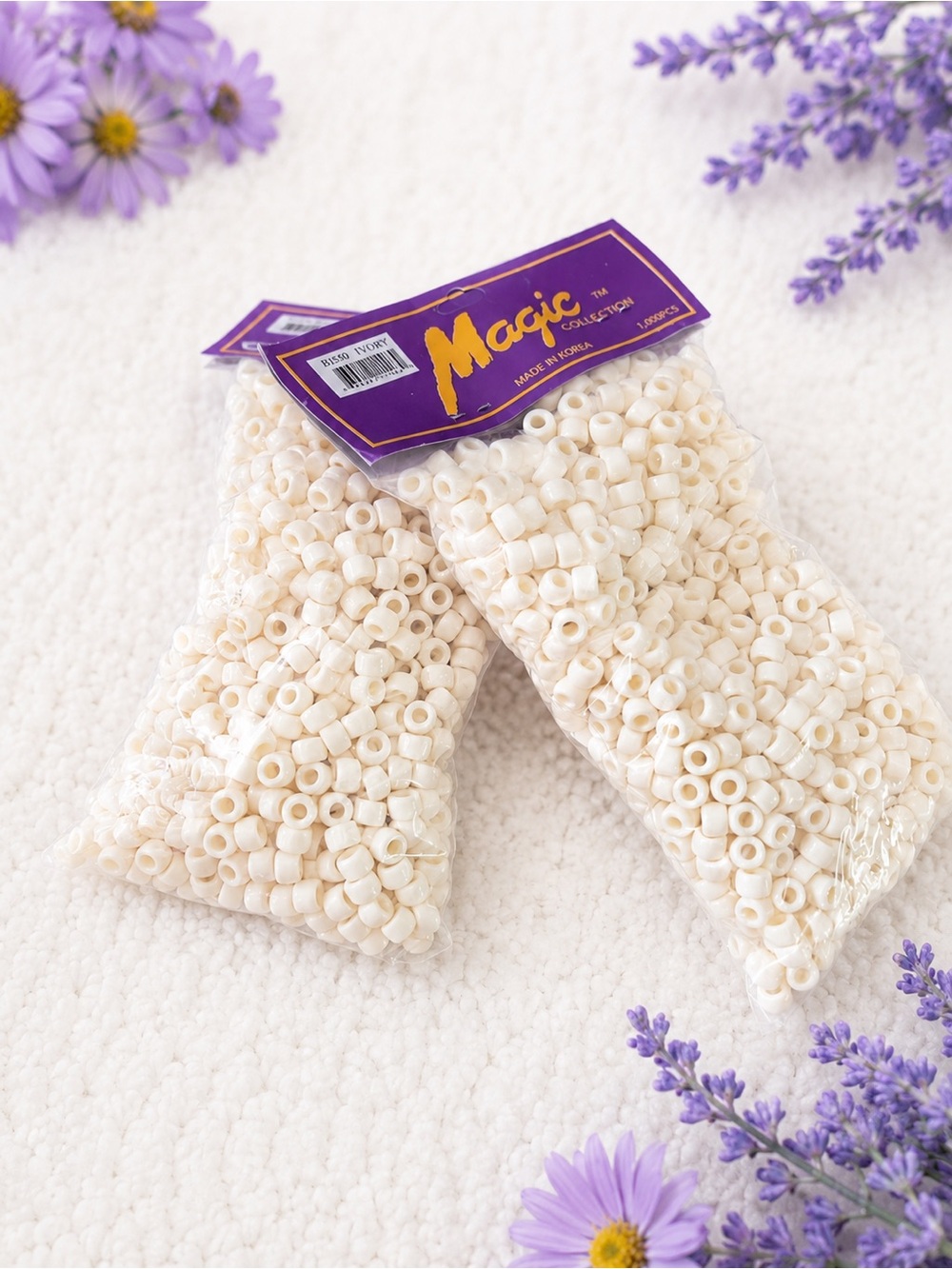 2000 Magic Collection Cream Beads Ivory